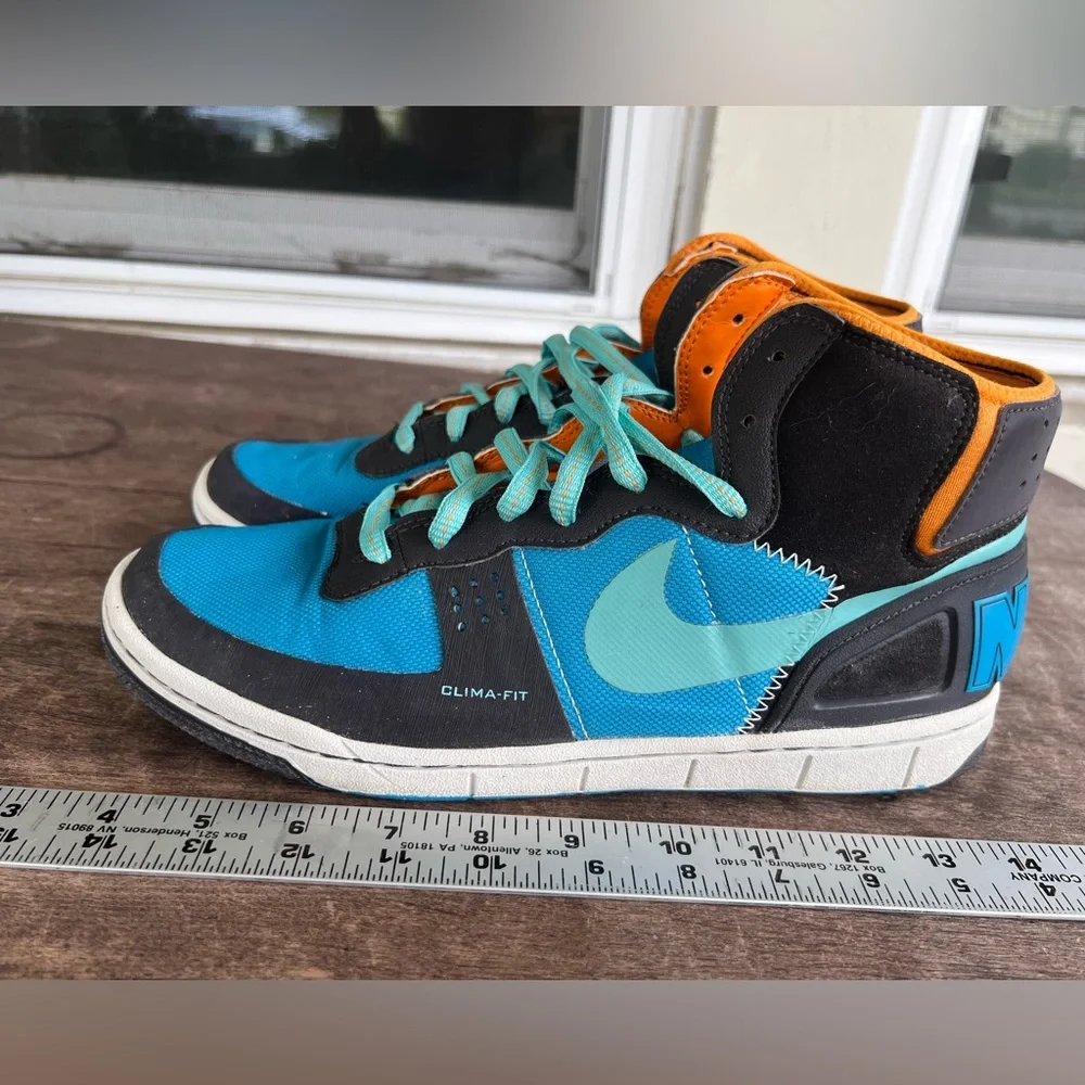 Nike Terminator Hybrid 2008 Blue Orange 344647-431 Sz 10
